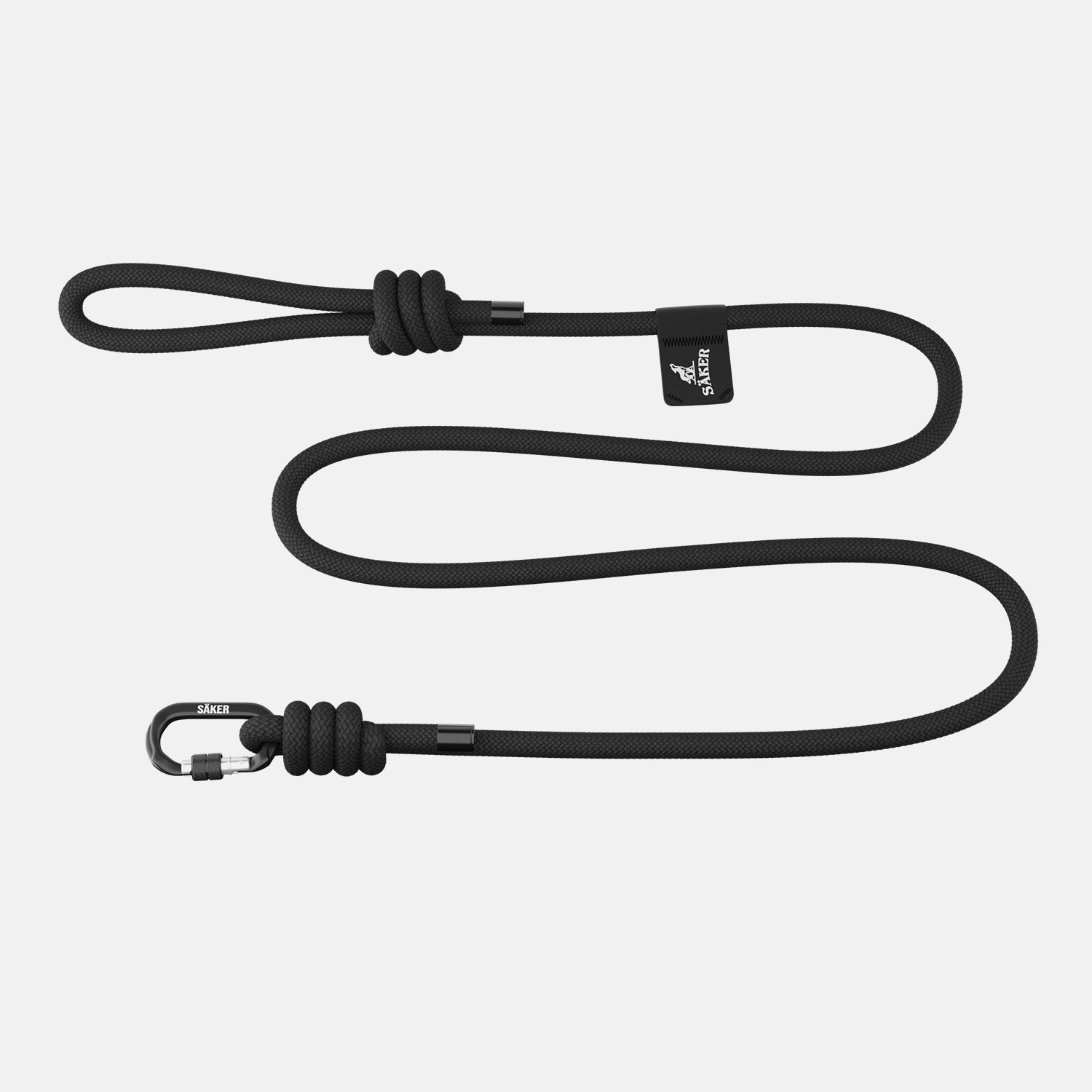 Full view of the Trust™ leash in black