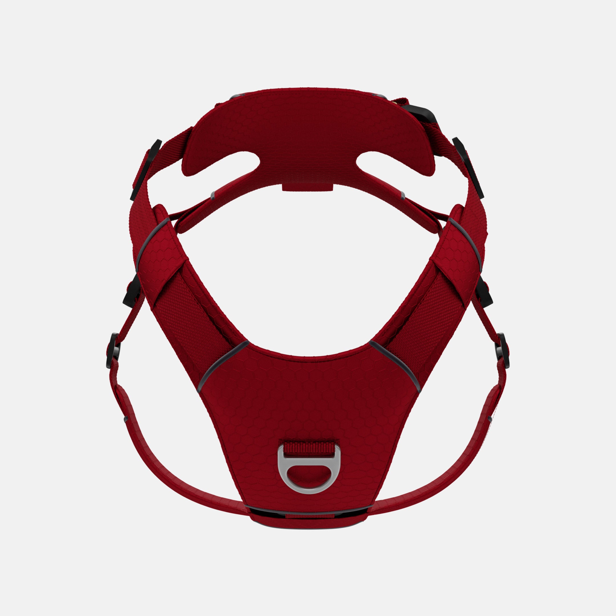 Front view of Canyon Light Core in Rescue Red, size M