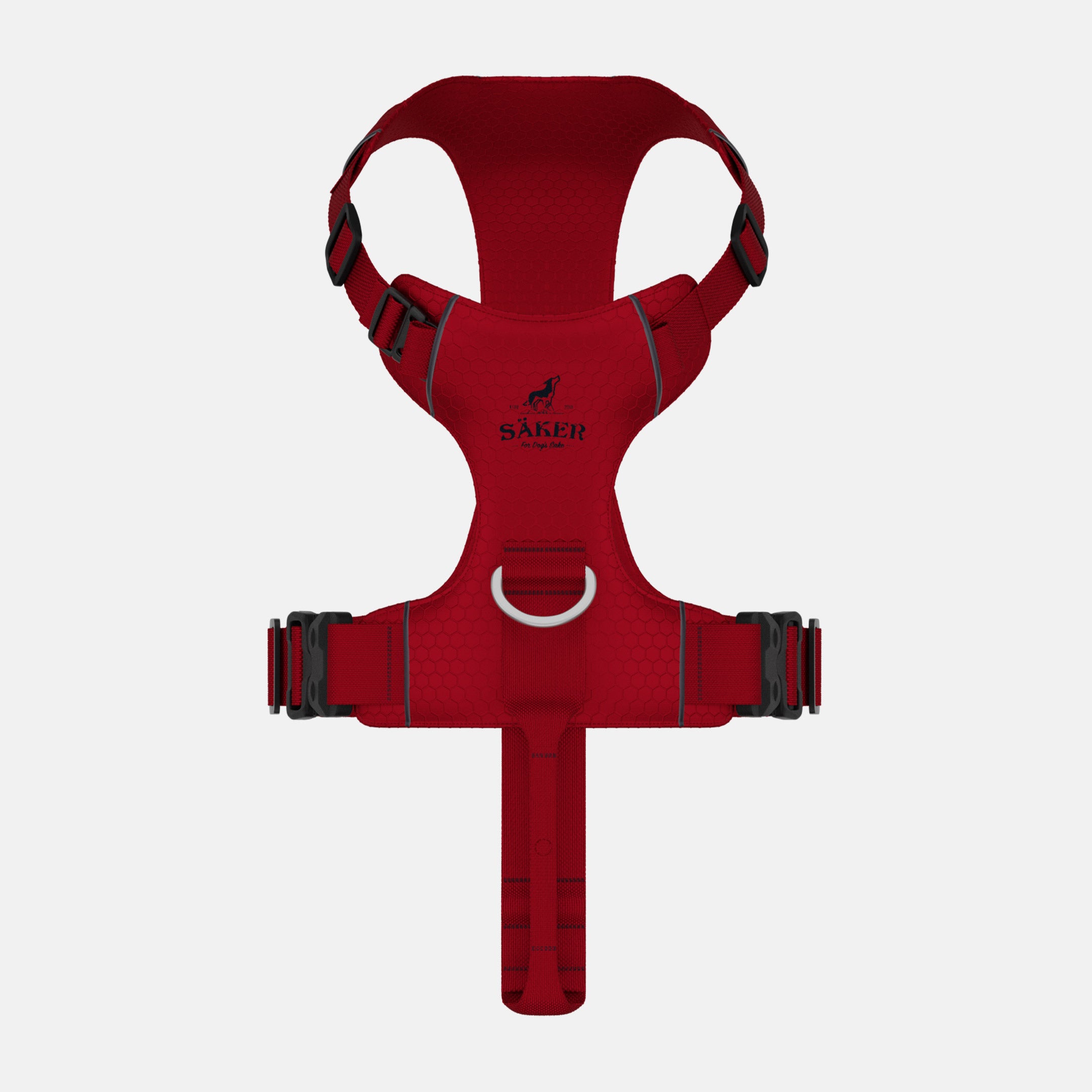 Top view of Canyon Light Core in Rescue Red, size M