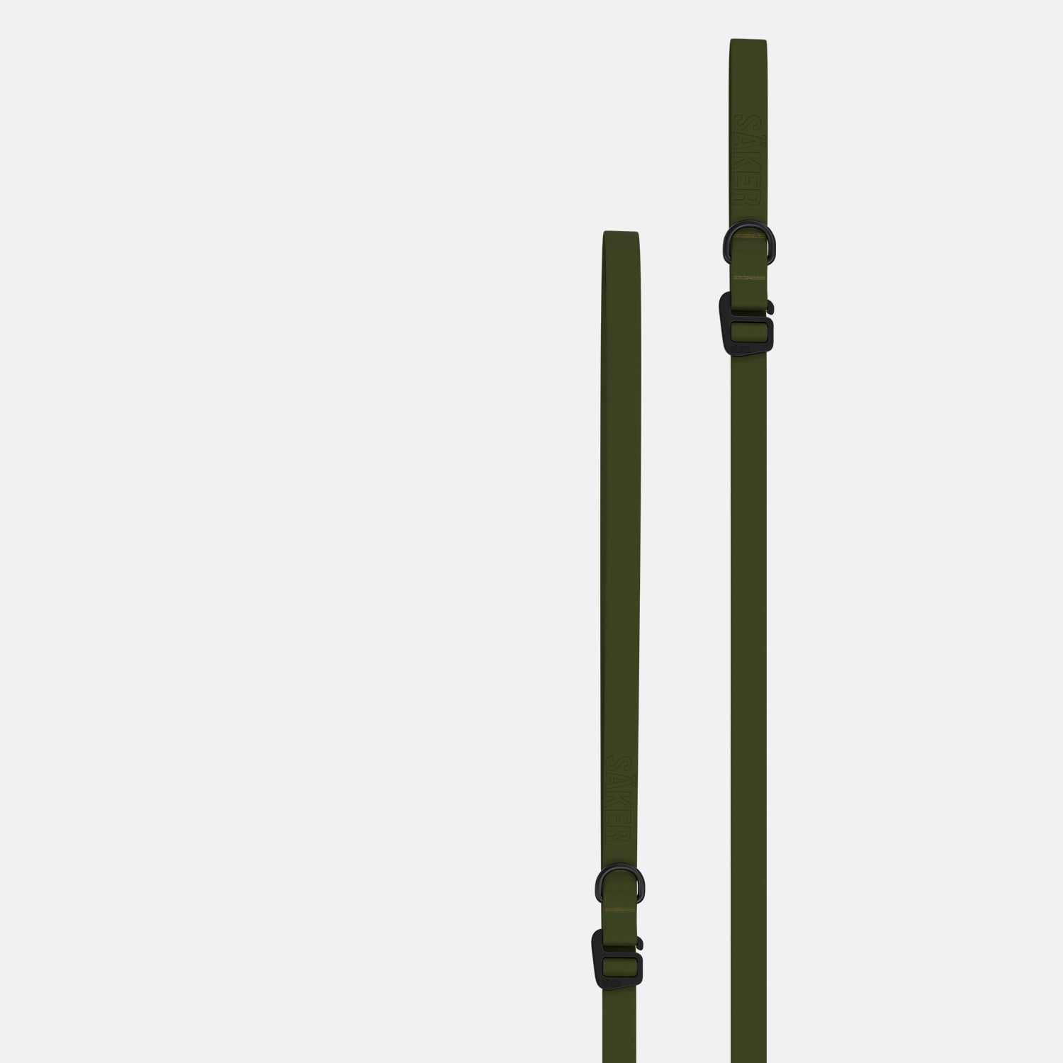 Image of the Kelp leash adjustable length in trail green